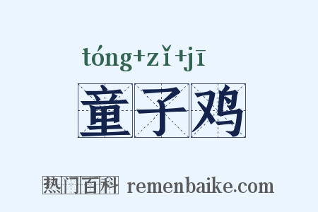 童子鸡是什么意思的图片